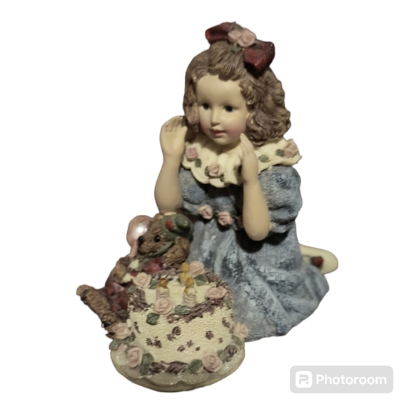 YESTERDAY'S CHILD The Boyd Bear Collection "Rebecca with Elliot ....birthday!" - Picture 2 of 4